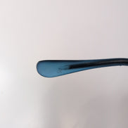 Lunettes de soleil Y2K Branches fines Métal chromé Verres bleu ciel