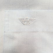 Chemise Giorgio Armani Manches Courtes Bleu Ciel - Taille L/XL (voir mesures)