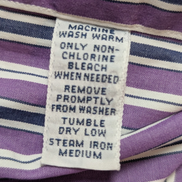 Chemise Polo Ralph Lauren Shirt M Curham Sport Violet Rayée Poche Col Classique