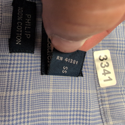 Chemise Polo Ralph Lauren Philip XL Made in Hong Kong Carreaux Bleu