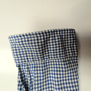 Chemise Ralph Lauren Homme M Bleu Petits Carreaux Logo Rouge Vintage