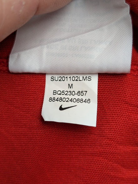 T-shirt Manches Longues Nike Dri-Fit BSM LACROSSE Rouge - Taille M