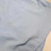 Chemise Nautica Bleu Clair Rayures Gaufrées Poignets Mousquetaires XXL