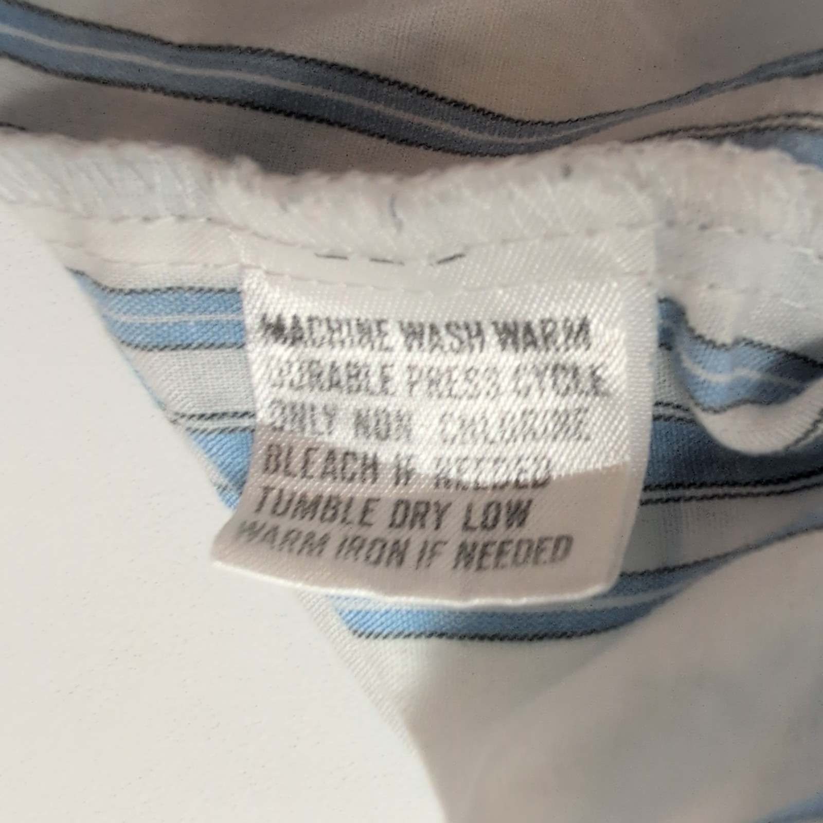 Chemise Levis Silver Label M Rayures Bleu 2 Poches Manches Courtes