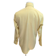 Chemise Lancer M Jaune Never Needs Ironing Button Down Vintage