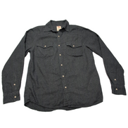 Chemise Dickies flanelle grise foncée manches longues taille S