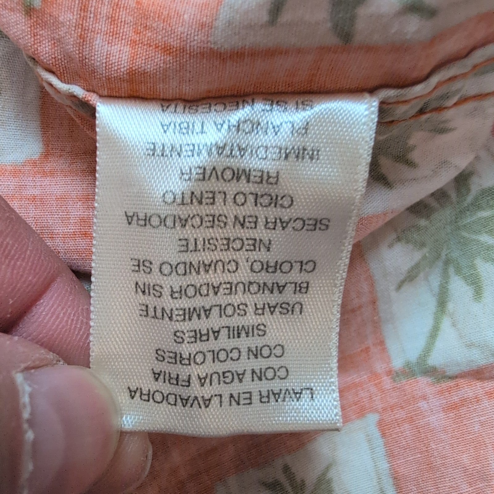 Chemise Hawaïenne Manches Courtes St John’s Bay Coton Orange XL XXL