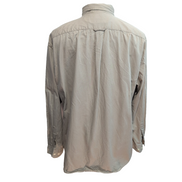 Chemise Nautica XL Voyage Marron 100% Coton Une Poche Logo Brodé