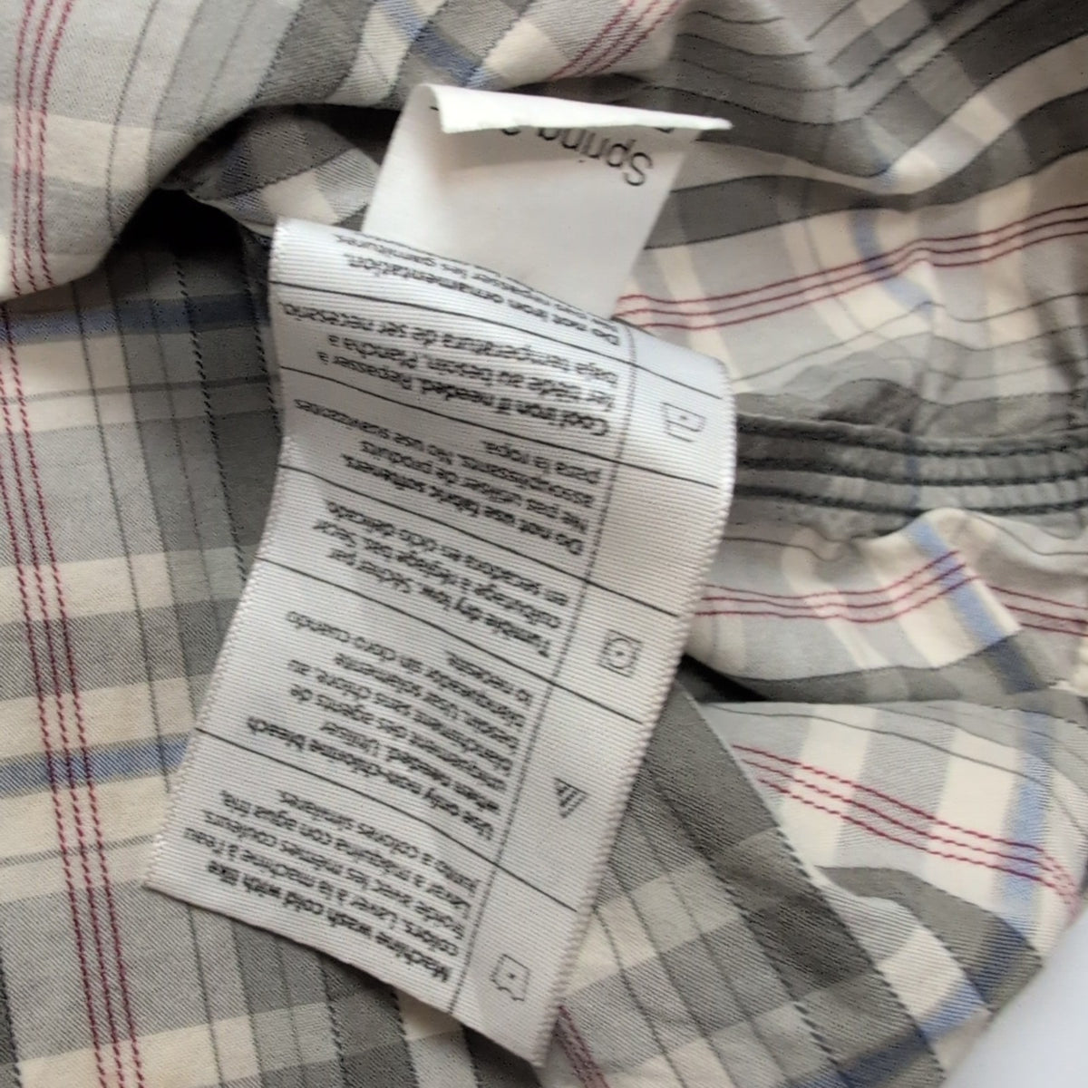 Chemise Carhartt Force XL Kaki Rouge Carreaux Manches courtes 2 Poches