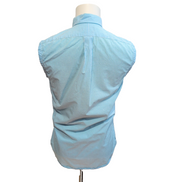 Chemise Polo Ralph Lauren Slim Fit S Sans Manches Bleu Turquoise