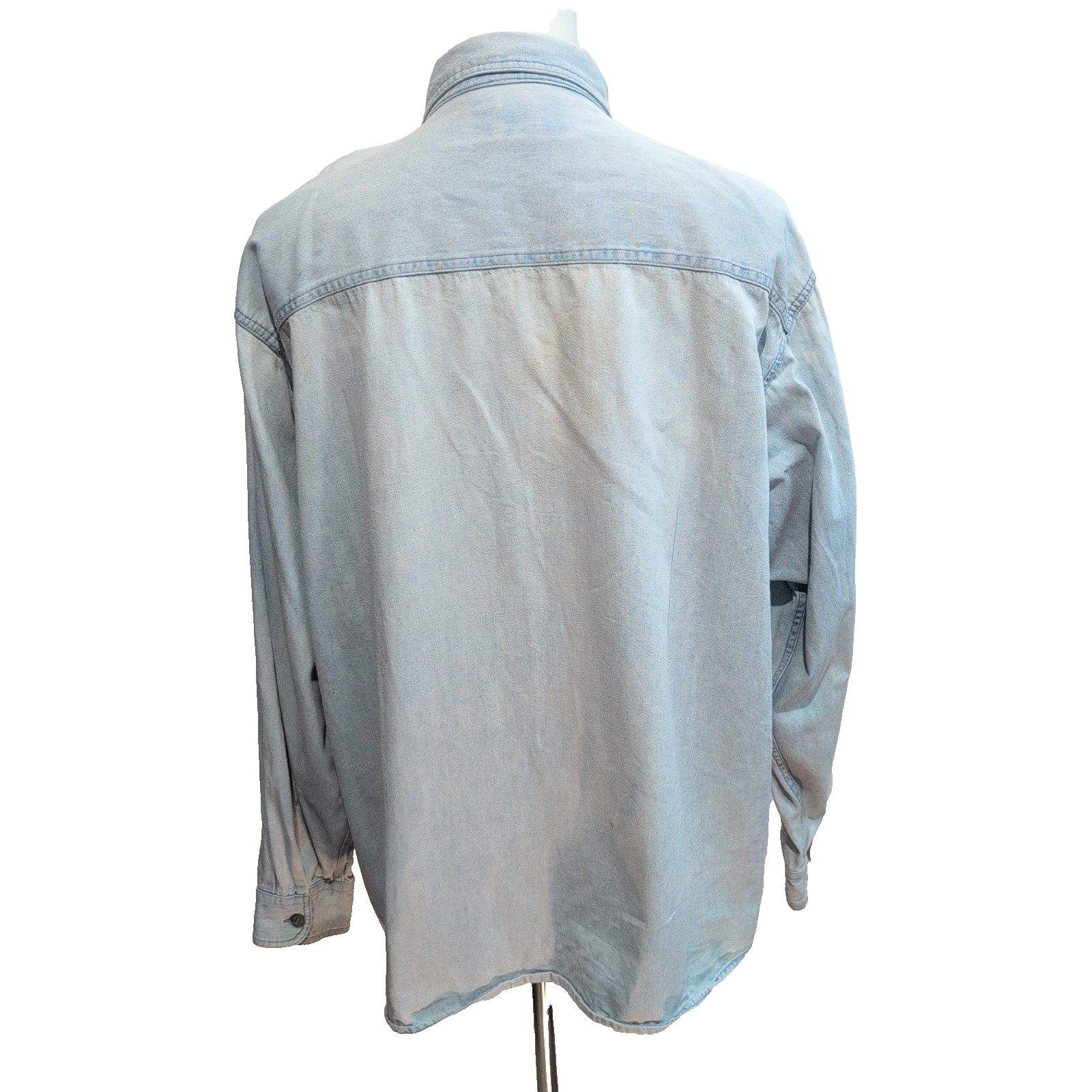 Chemise Harley Davidson XXL Jean Bleu 100% Coton Logo Brodé 2 Poches