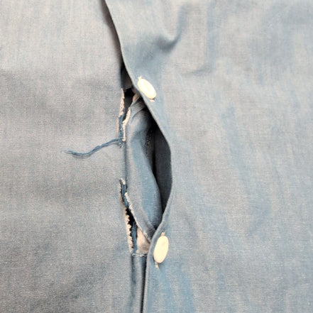 Chemise Dickies 3XL Bleu Workwear Manches Courtes 2 Poches Logo
