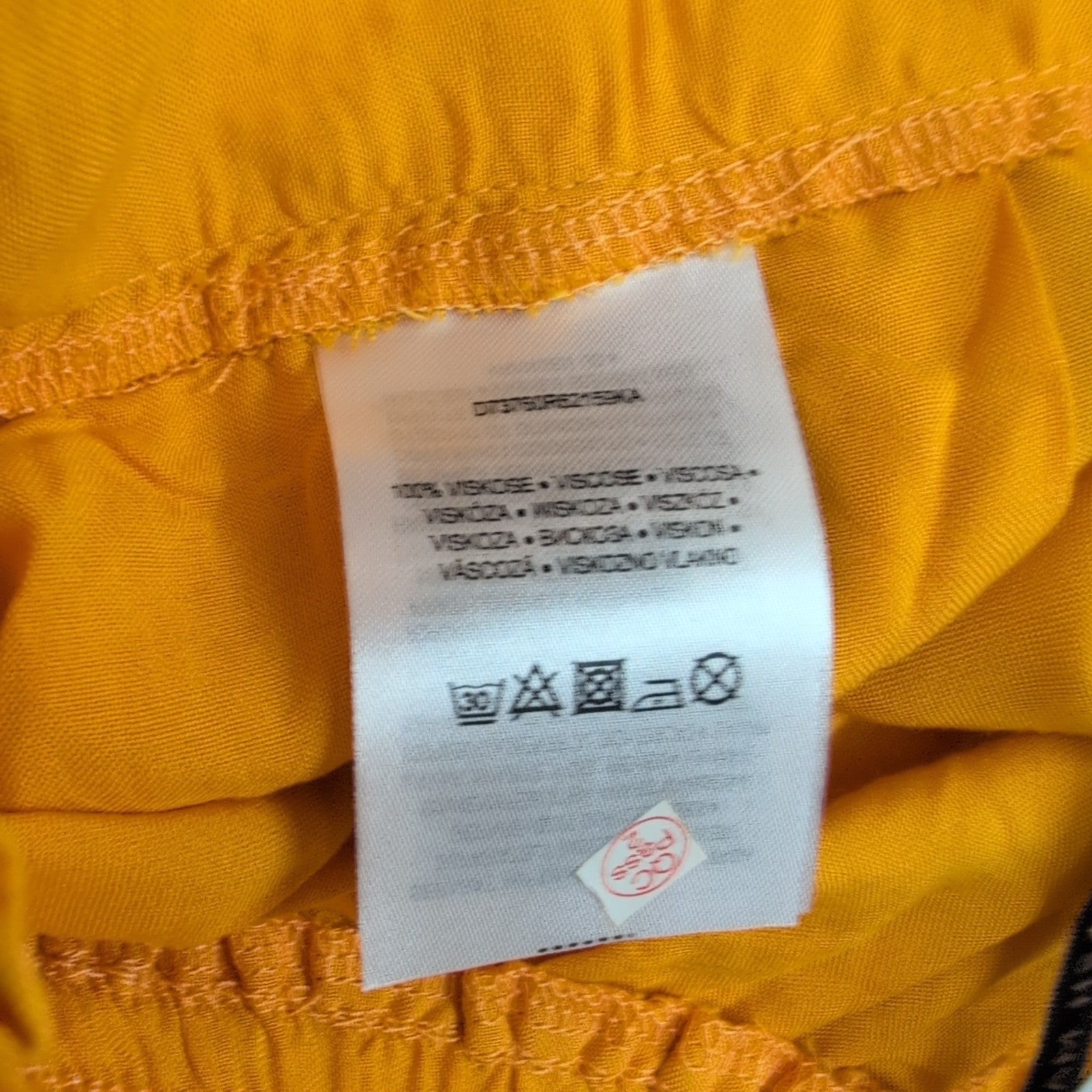 Short Femme S Fresh Made Jaune 100% Viscose Fluide Neuf avec Étiquette