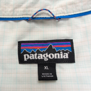 Chemise Patagonia XL Vert Carreaux Coton Organique Manches courtes