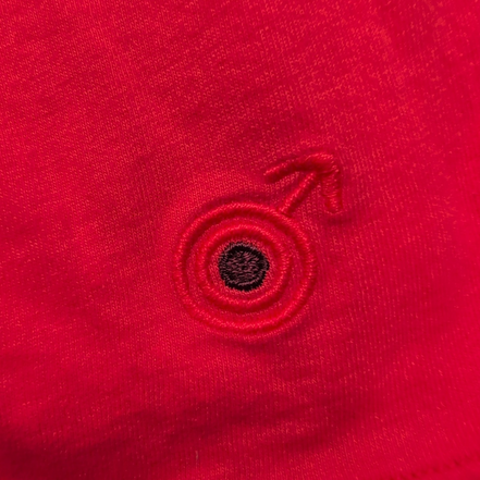 Chemise Les Garçons Faciles L Rouge Jersey Coton Stretch Slim Neuve