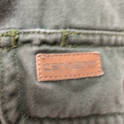 Chemise Carhartt XL Vert Foncé Coton Épais Workwear Manches Longues