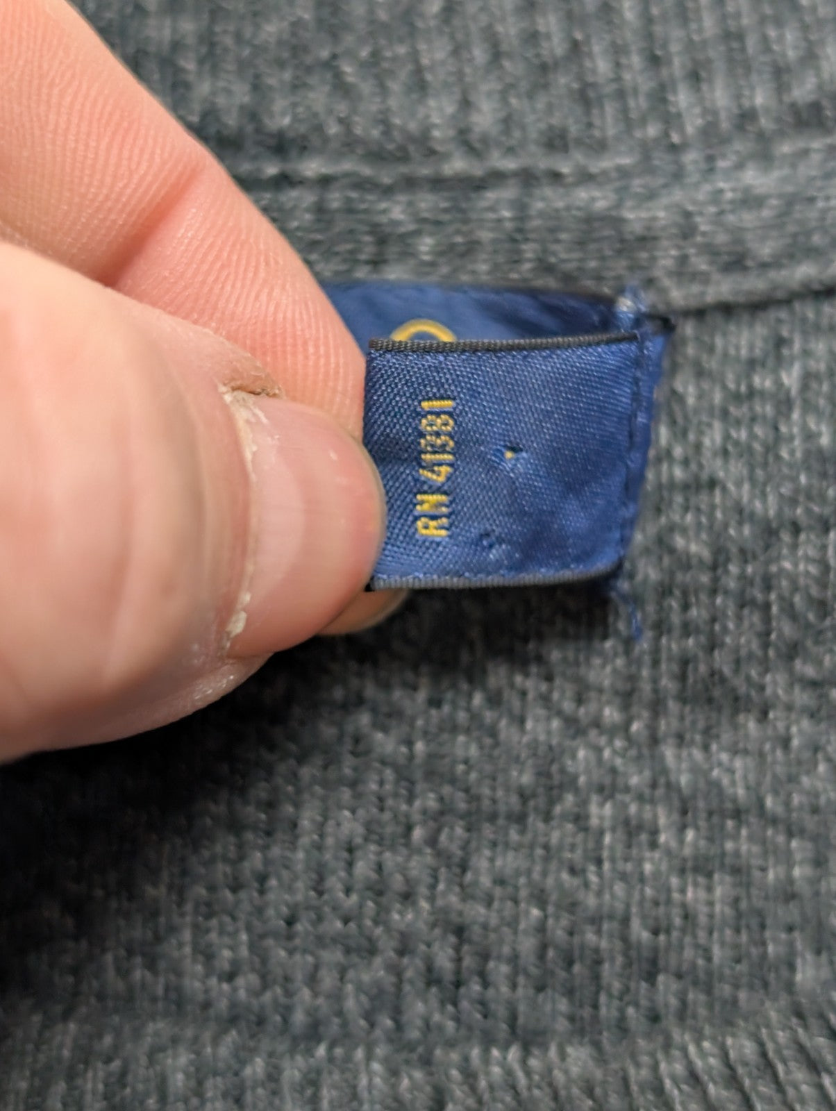 Sweat Polo Ralph Lauren Gris Foncé Logo Noir - Tissu Haute Qualité - Taille L