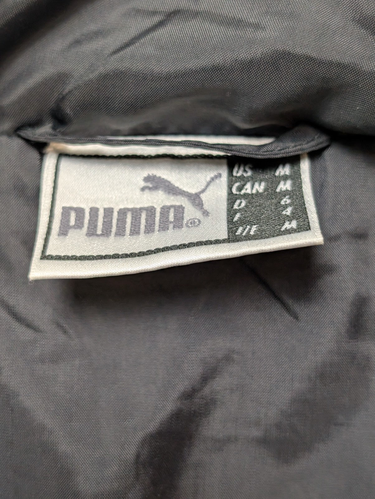 Veste Puma Bleu Marine Taille L (Taille Petit S/M) Jogging Sportswear Zippée