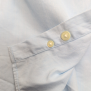Chemise Nautica Bleu Clair Two Ply 80s Manches Longues Taille XXL 3XL