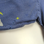 Chemise de Nuit XL Casual Gear Femme Bleu Moutons Lune Étoiles Vintage