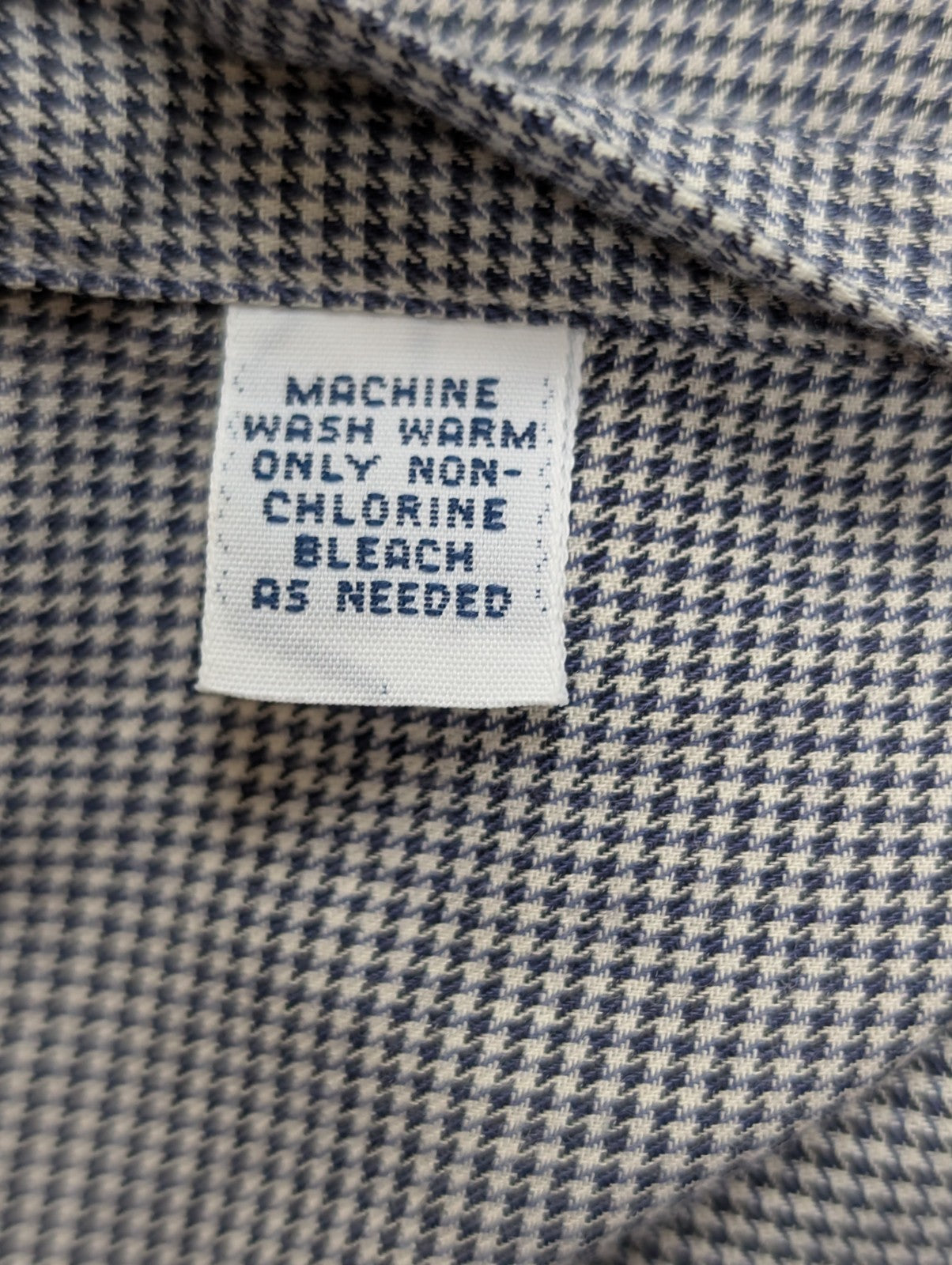 Chemise Ralph Lauren Yarmouth Pied-de-Poule Bleu Marine et Blanc - Taille XL