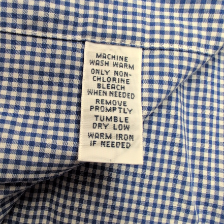 Chemise Ralph Lauren XL Custom Fit Shirt Button Down Bleue Carreaux Logo Jaune
