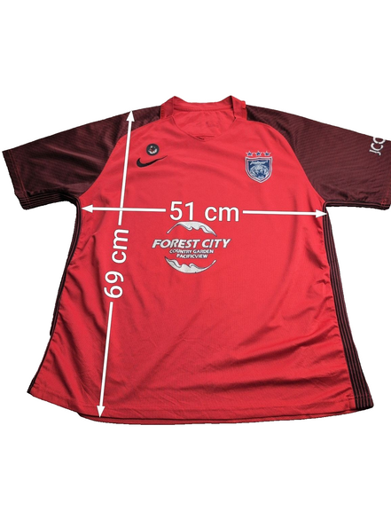 T-shirt Nike Dri-Fit Jersey Vintage Rouge Logo Brodé - Taille XL