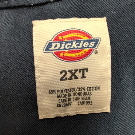 Chemise Dickies 2XL bleu nuit manches courtes workwear Honduras poche stylo