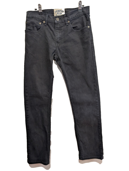 Jean Levi's Signature Femme Noir Profond Stretch Skinny Fit T36 W26 L30 Chic