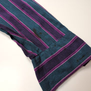 Chemise Wrangler Western Vintage M Vert Violet Pression Cowboy