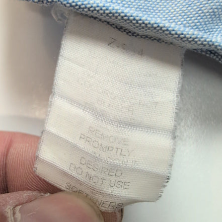Chemise Clayerooke Made in USA M/L Bleu Manches Courtes Vintage
