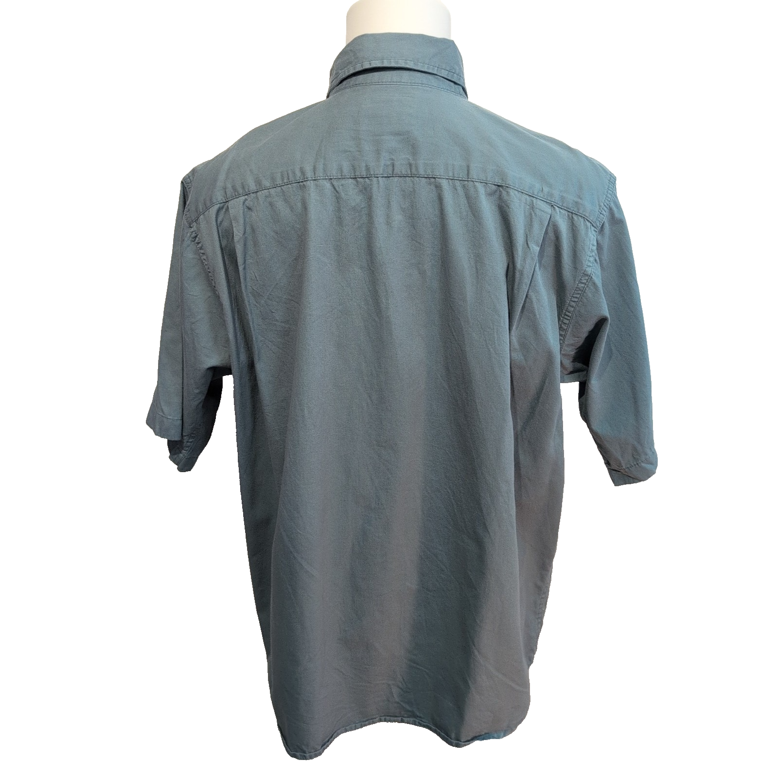 Chemise Wrangler Manche Courte Vert Pâle Unie Taille XL Deux Poches