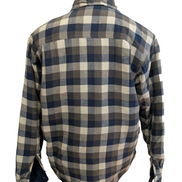 Wrangler Veste Surchemise Matelassée Carreaux Bleu Gris M Workwear 🔥|258S