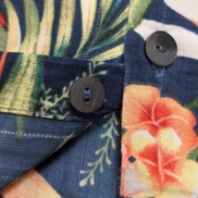Chemise Hawaïenne Van Heusen 100% Polyester Motif Floral - Taille L/G