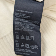 Pull Tommy Hilfiger Homme Col V Losanges Arlequin Gris & Marron - Taille M