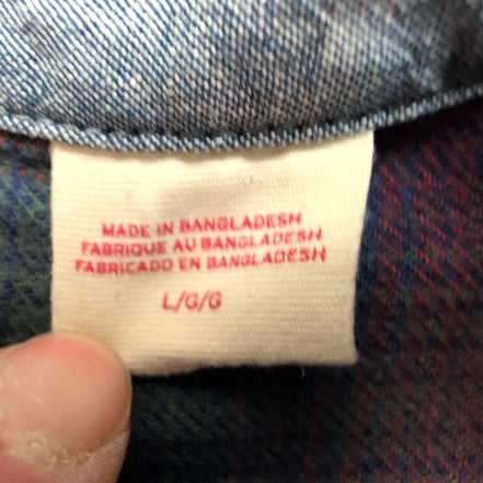 Chemise Levi's en flanelle épaisse chaude à carreaux coupe relaxed Taille L