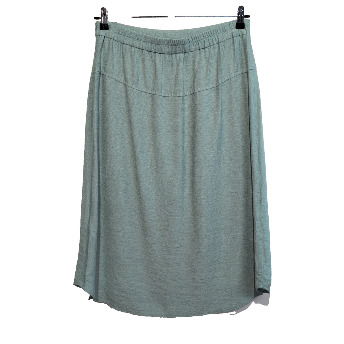 Jupe Femme Taille XL (T2) Christine Laure Vert Clair Viscose Neuve Étiquette