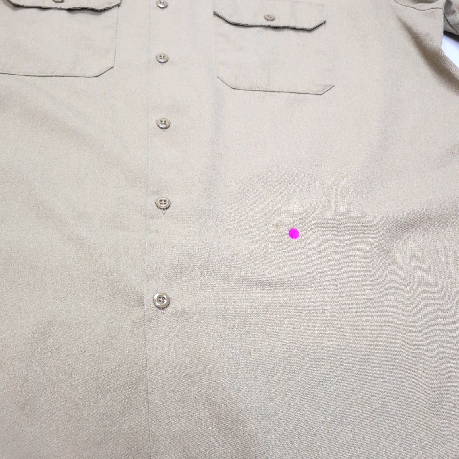 Chemise Dickies Workwear 2XL beige manches courtes work rare XXL
