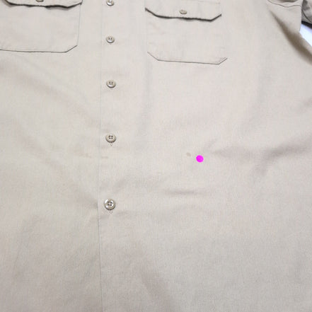 Chemise Dickies Workwear 2XL beige manches courtes work rare XXL