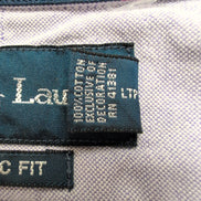 Chemise Ralph Lauren S Lilas Uni Oxford Coton Logo Marron
