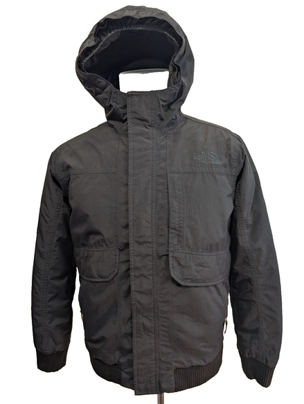 The North Face Doudoune Capuche Noire Plumes Junior XL Hiver