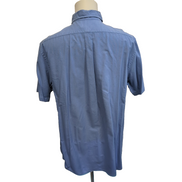 Chemise Polo Ralph Lauren XL Bleue Shirt Button Down Manches Courtes QR code