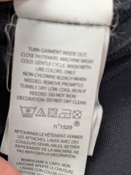 Veste à capuche Polo Ralph Lauren bleu marine zippé grand logo XL XXL