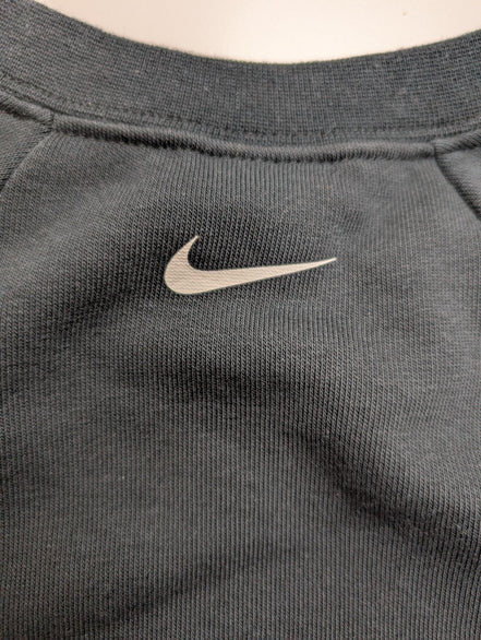 Sweat Nike noir femme crop top sport Dri-fit col rond