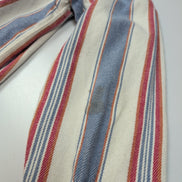Chemise Carhartt S Flanelle Rayures Bleu Blanc Rouge 100% Coton 2 Poches