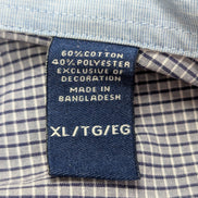 Chemise Chaps manches courtes petits carreaux taille XL #262msch
