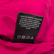 Blouse Harvé Bernard Femme M Fuchsia Pois Dorés Manches 3/4 Neuve