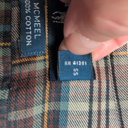 Chemise Ralph Lauren MCMEEL XL Flanelle Vintage Manches Longues