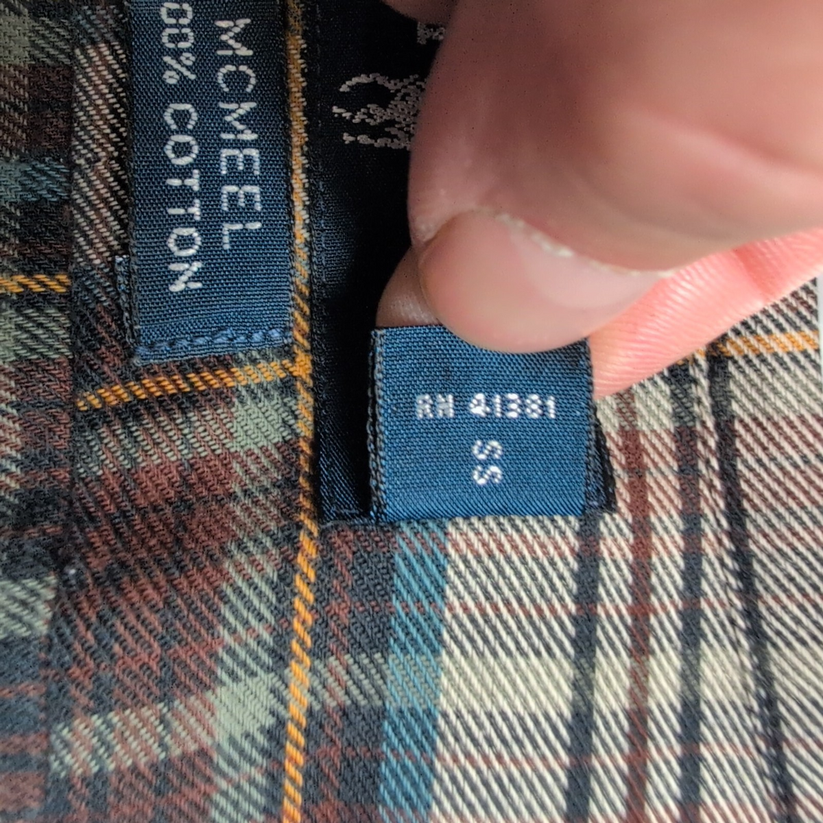 Chemise Ralph Lauren MCMEEL XL Flanelle Vintage Manches Longues