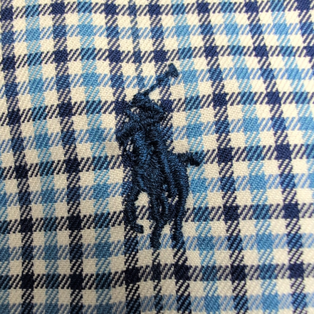 Chemise Ralph Lauren XL XXL Oxford Classic Fit Shirt Button Down Carreaux Bleu